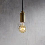 ohlson brass swag pendant