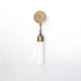 One-Light Alabaster Cylinder Wall Sconce