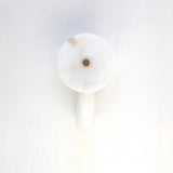 One-Light Alabaster Disc and Cylinder Wall Sconce
