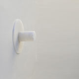 One-Light Alabaster Flush Mount Ceiling Light