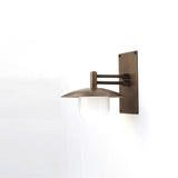 One-Light Articulating Wall Sconce with 9-Inch Opal Glass Shade