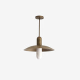 One-Light Brass Coolie Pendant