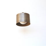 One-Light Brass Cylinder Wall Sconce with Extended Arm