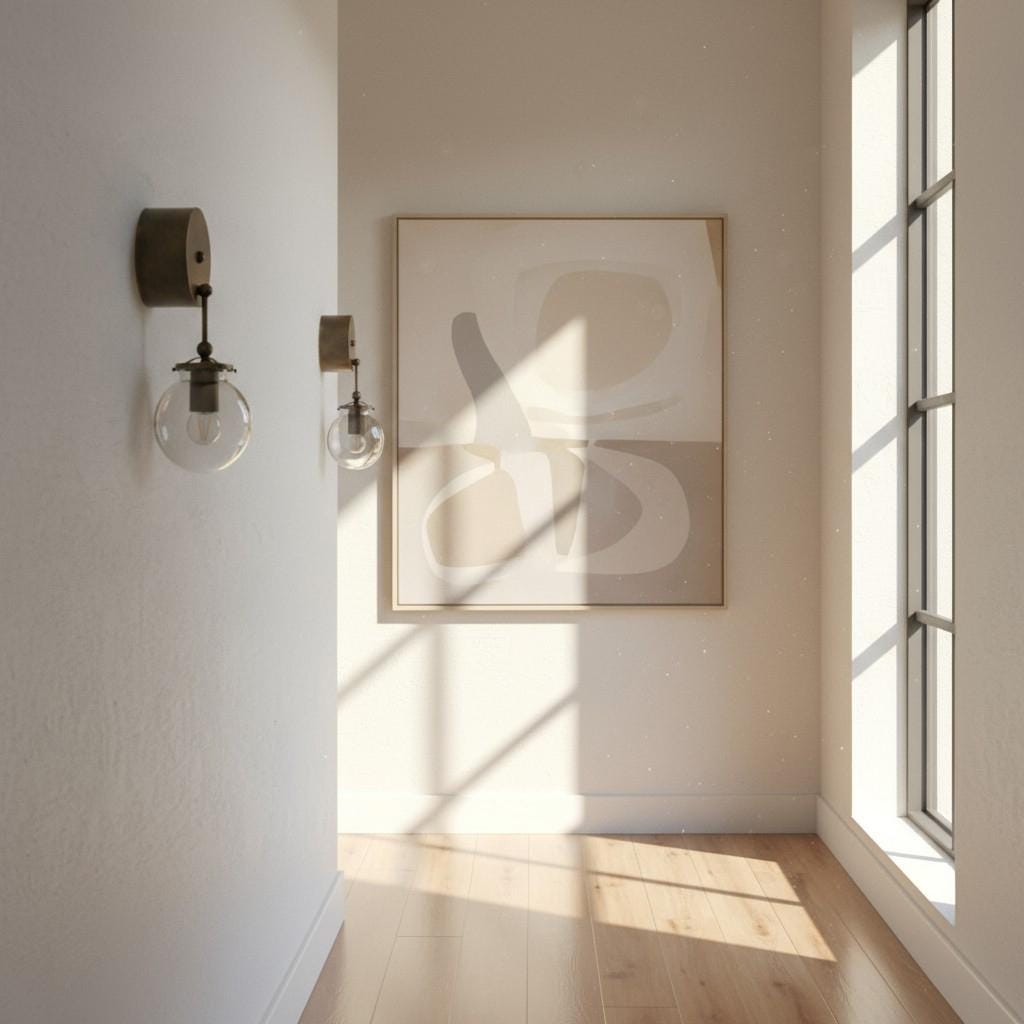 One-Light Brass Wall Sconce with Smoked Glass Globe