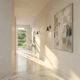 One-Light Cone Shade Wall Sconce in Solid Brass
