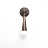One-Light Cone Wall Sconce with Cast Rosette Backplate