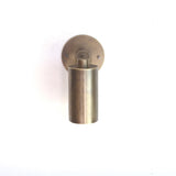 One-Light Cylinder Wall Sconce in Solid Brass