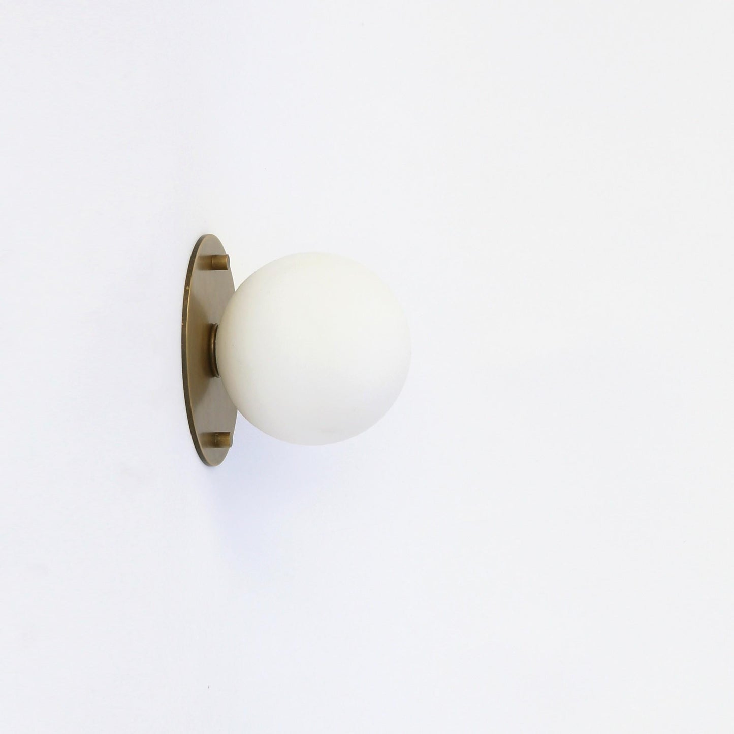 One-Light Mini Globe Flush Mount Ceiling Light