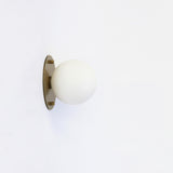 One-Light Mini Globe Flush Mount Ceiling Light
