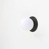 One-Light Mini Globe Flush Mount Ceiling Light