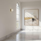 One-Light Mini Globe Flush Mount Ceiling Light