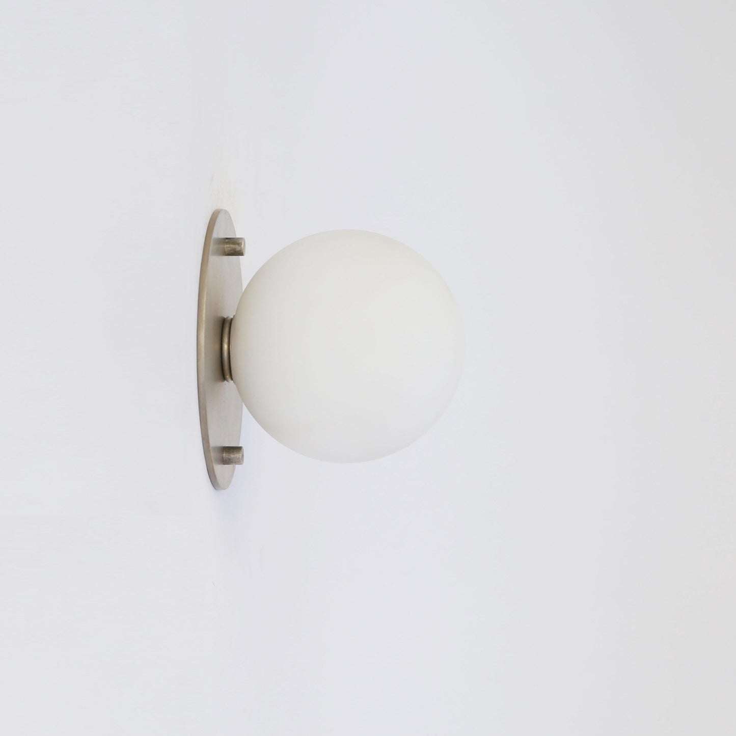 One-Light Mini Globe Flush Mount Ceiling Light