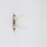 One-Light Mini Globe Flush Mount Ceiling Light