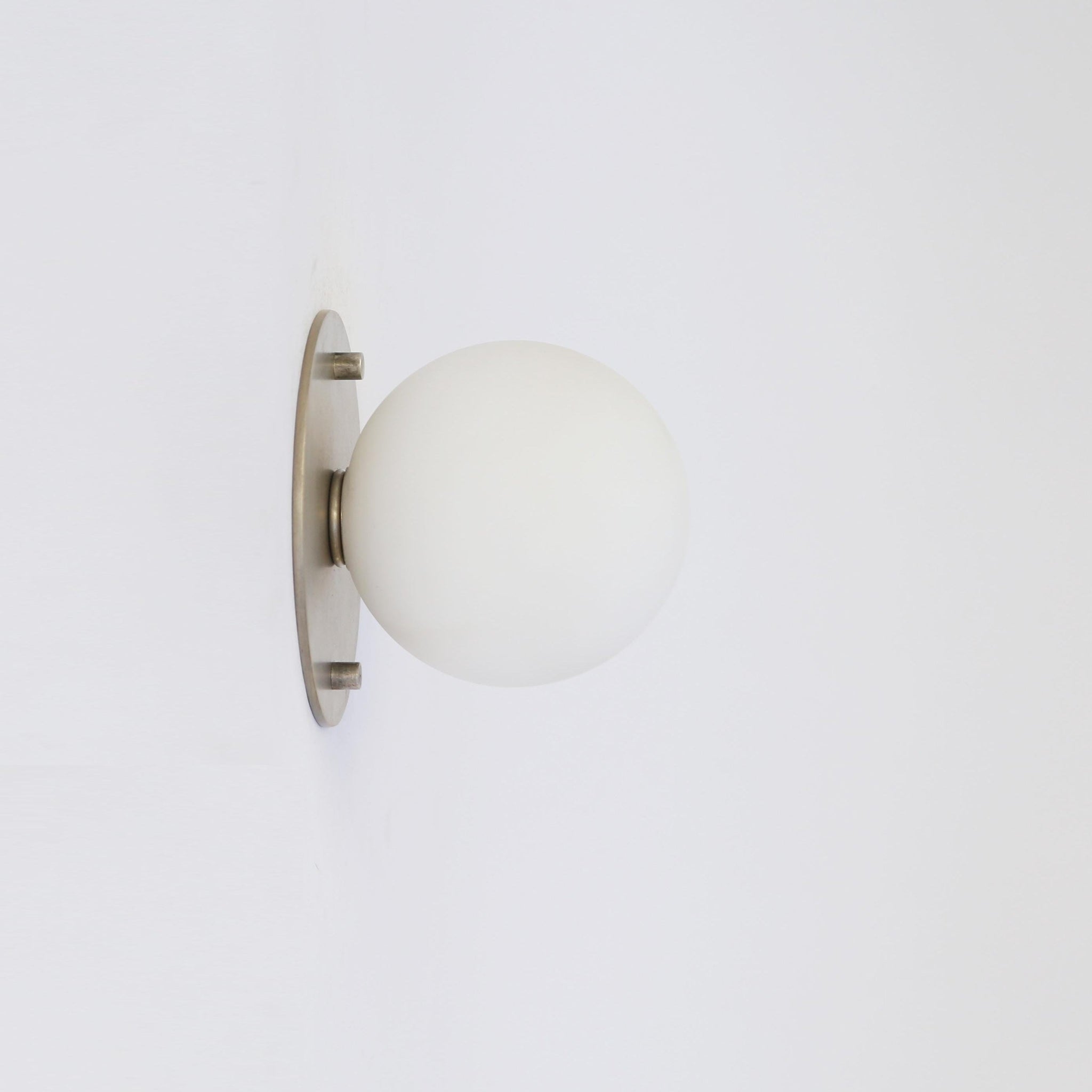 One-Light Mini Globe Flush Mount Ceiling Light
