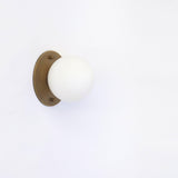 One-Light Mini Globe Flush Mount Ceiling Light
