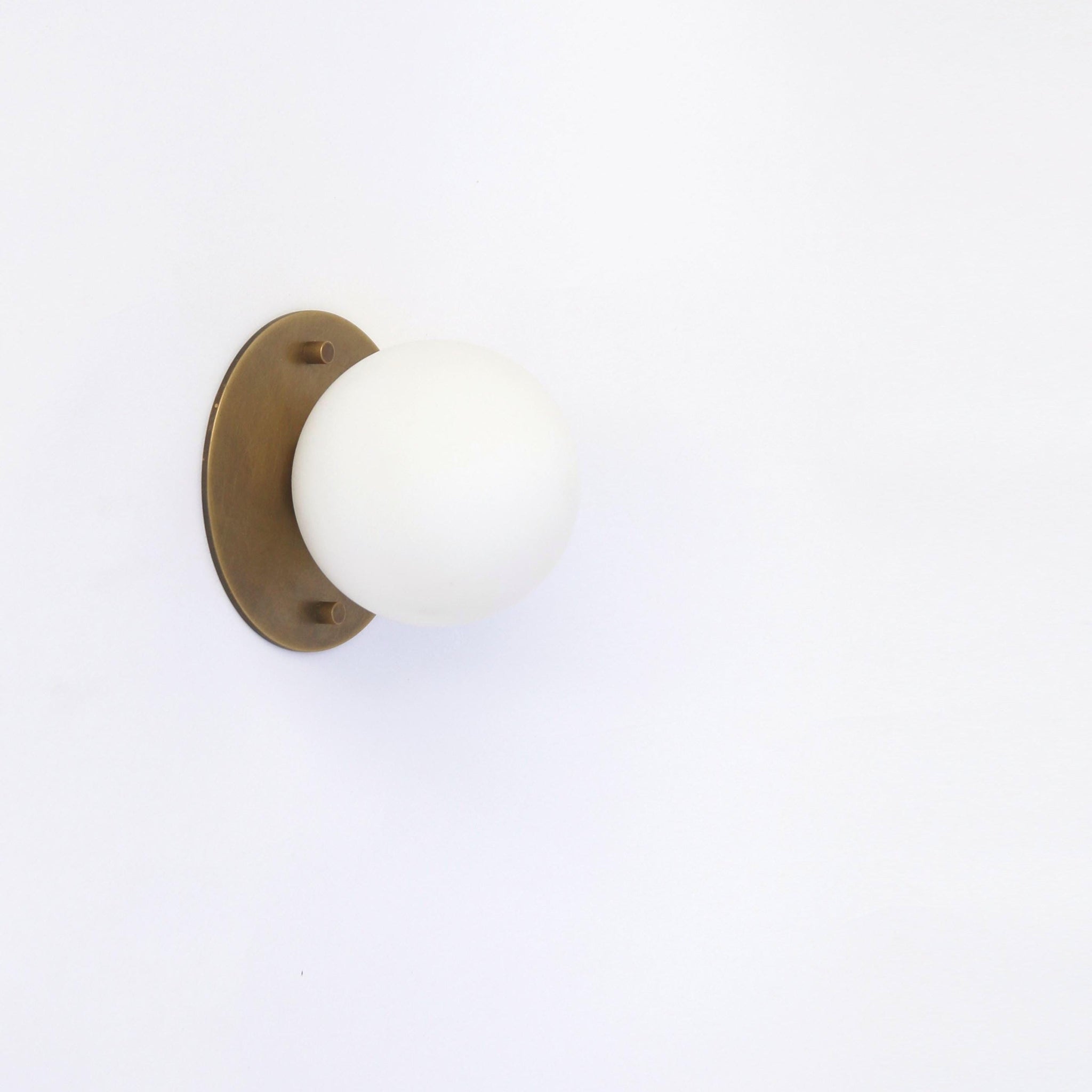 One-Light Mini Globe Flush Mount Ceiling Light