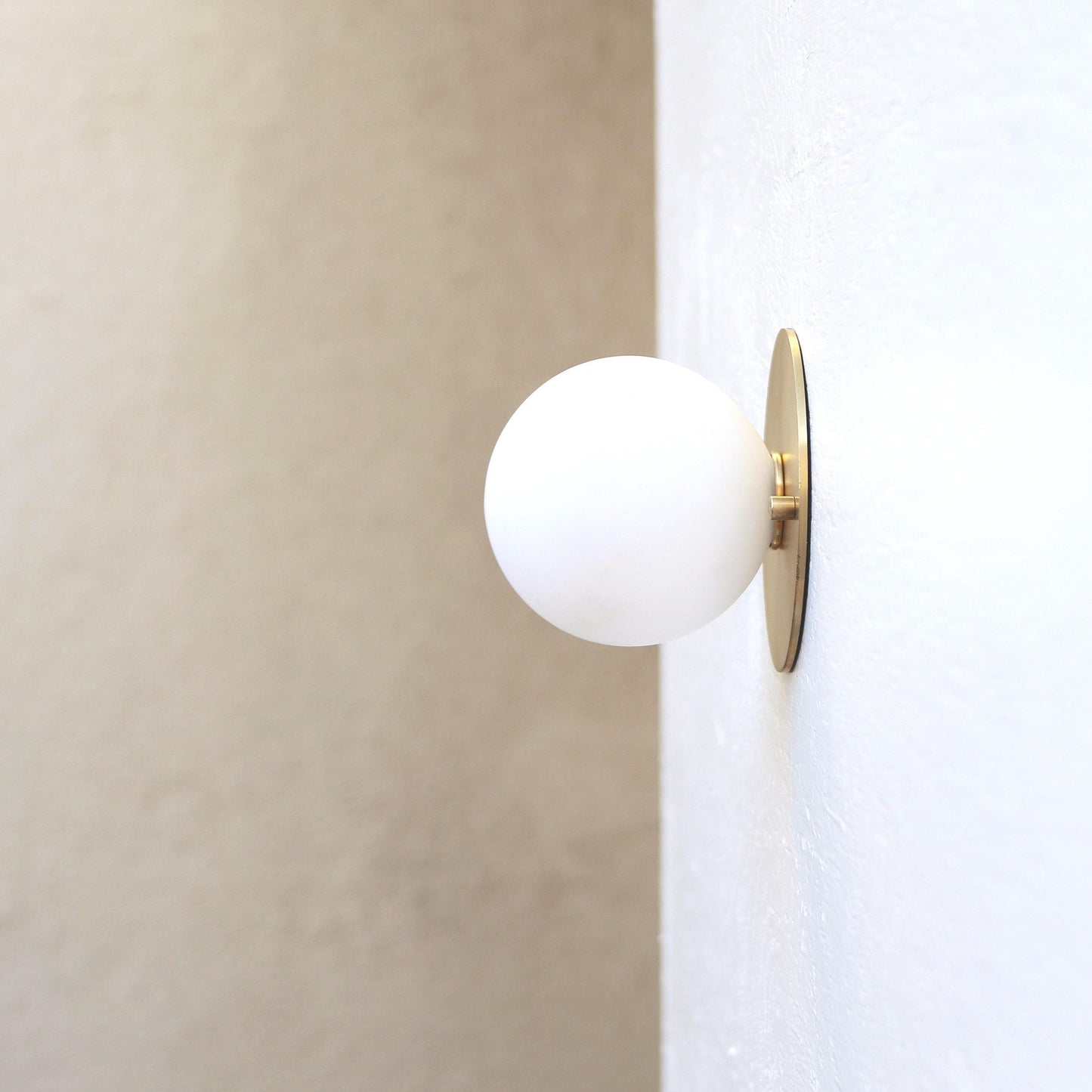 One-Light Mini Globe Flush Mount Ceiling Light