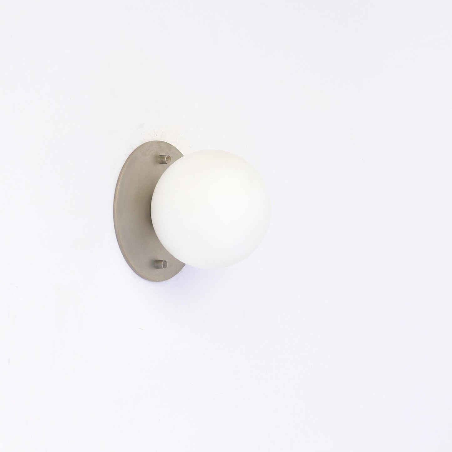 One-Light Mini Globe Flush Mount Ceiling Light