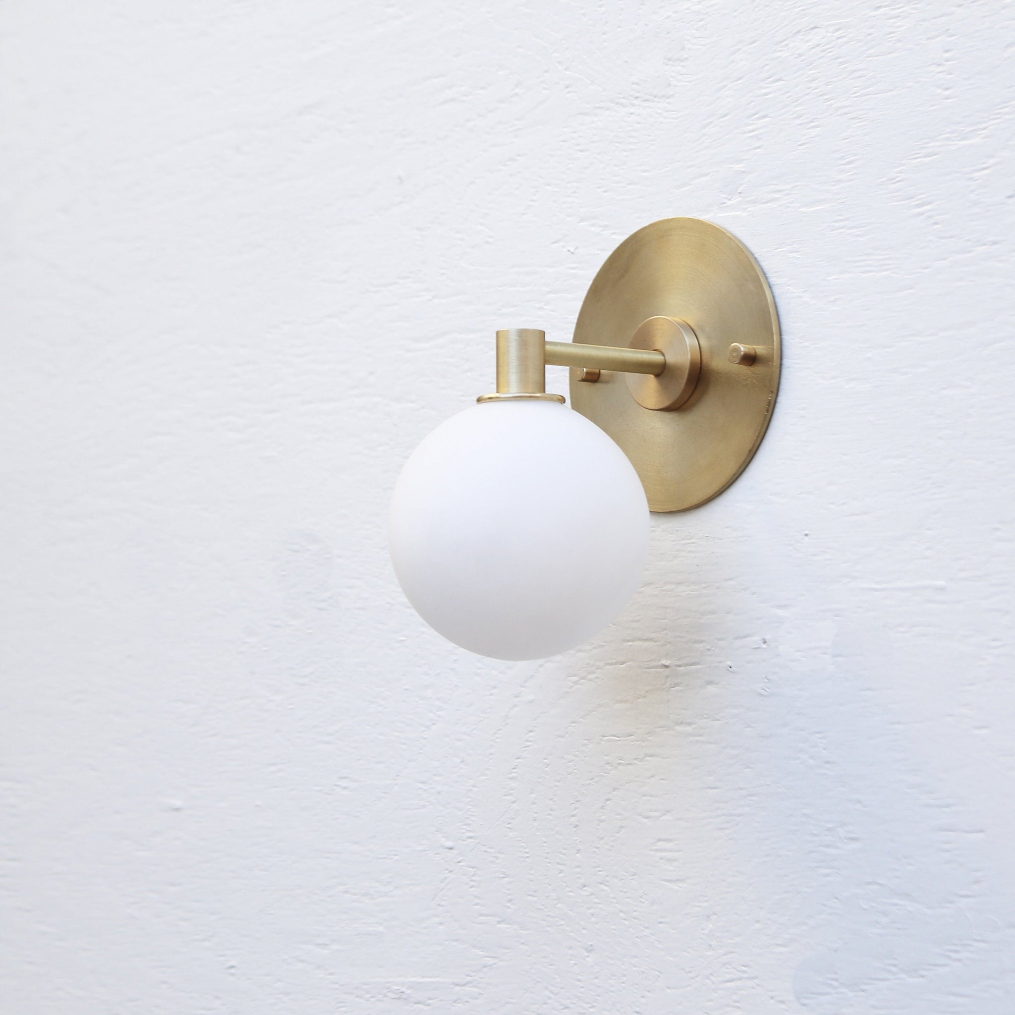 One-Light Mini Globe Wall Sconce