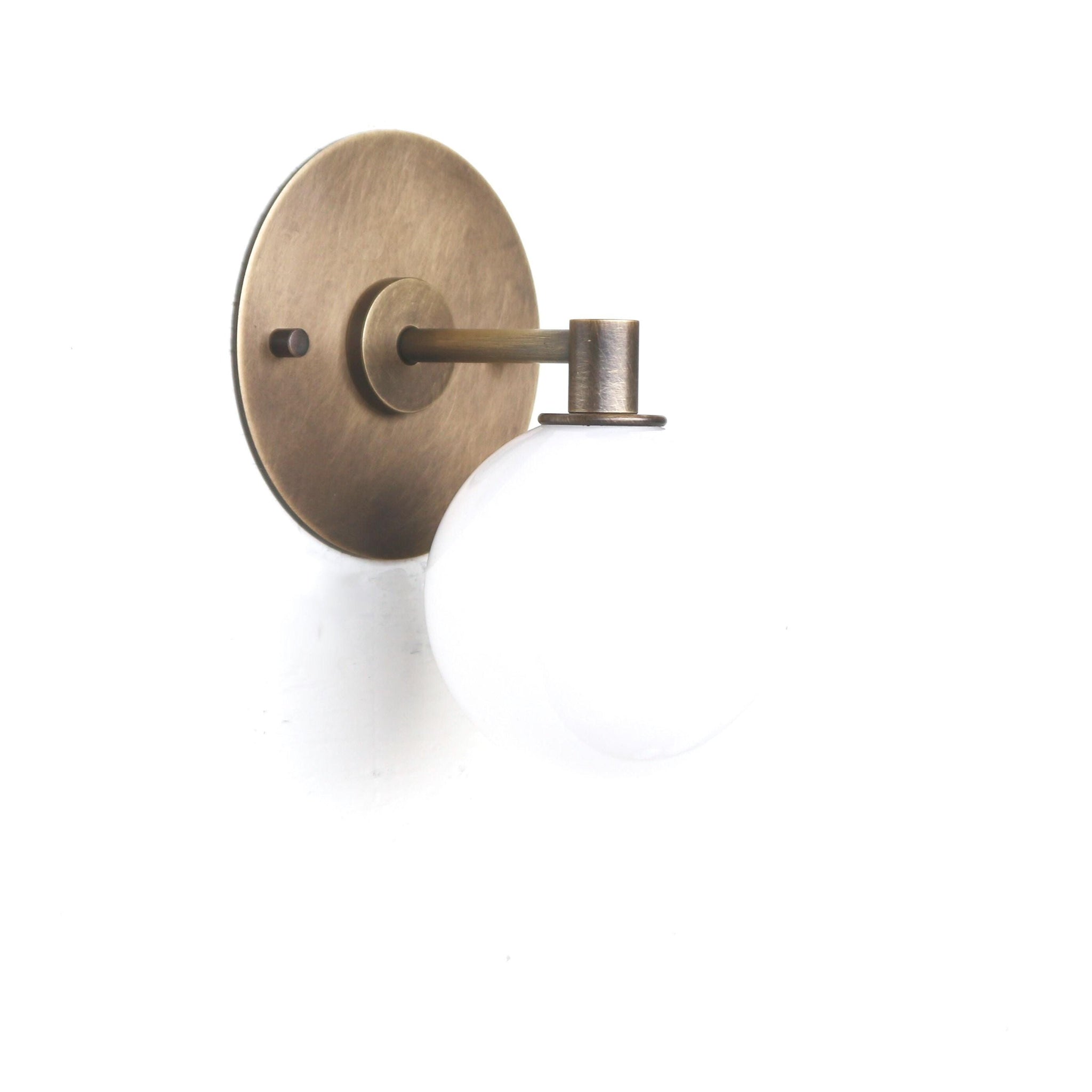 One-Light Mini Globe Wall Sconce