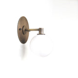 One-Light Mini Globe Wall Sconce
