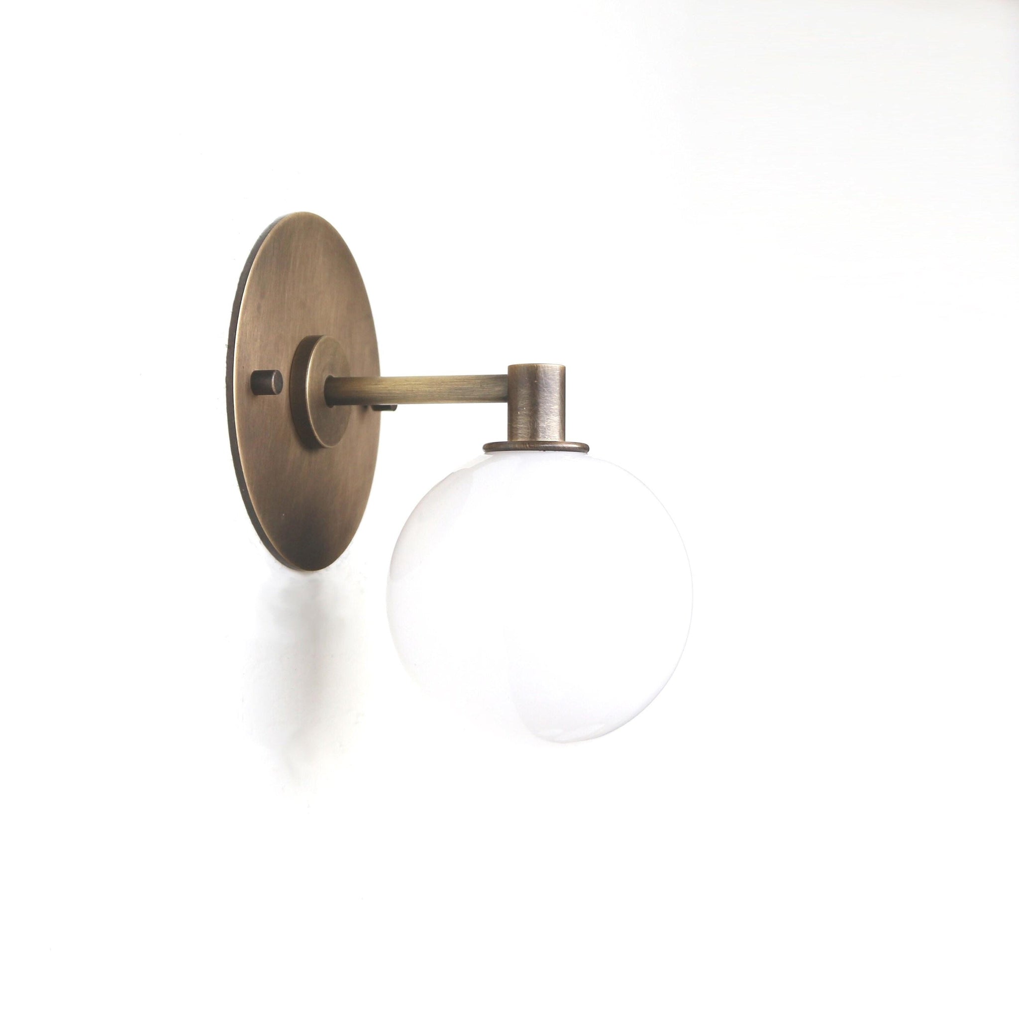 One-Light Mini Globe Wall Sconce