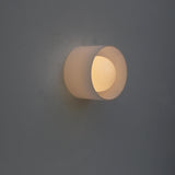 One-Light Opal Glass Cylinder Flush Mount Ceiling Light