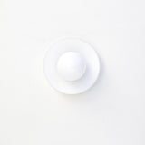 One-Light Opal Glass Flush Mount Ceiling Light