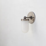 One-Light Opal Glass Tube Wall Sconce