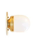 One-Light Opal Mini Shade Wall or Ceiling Light
