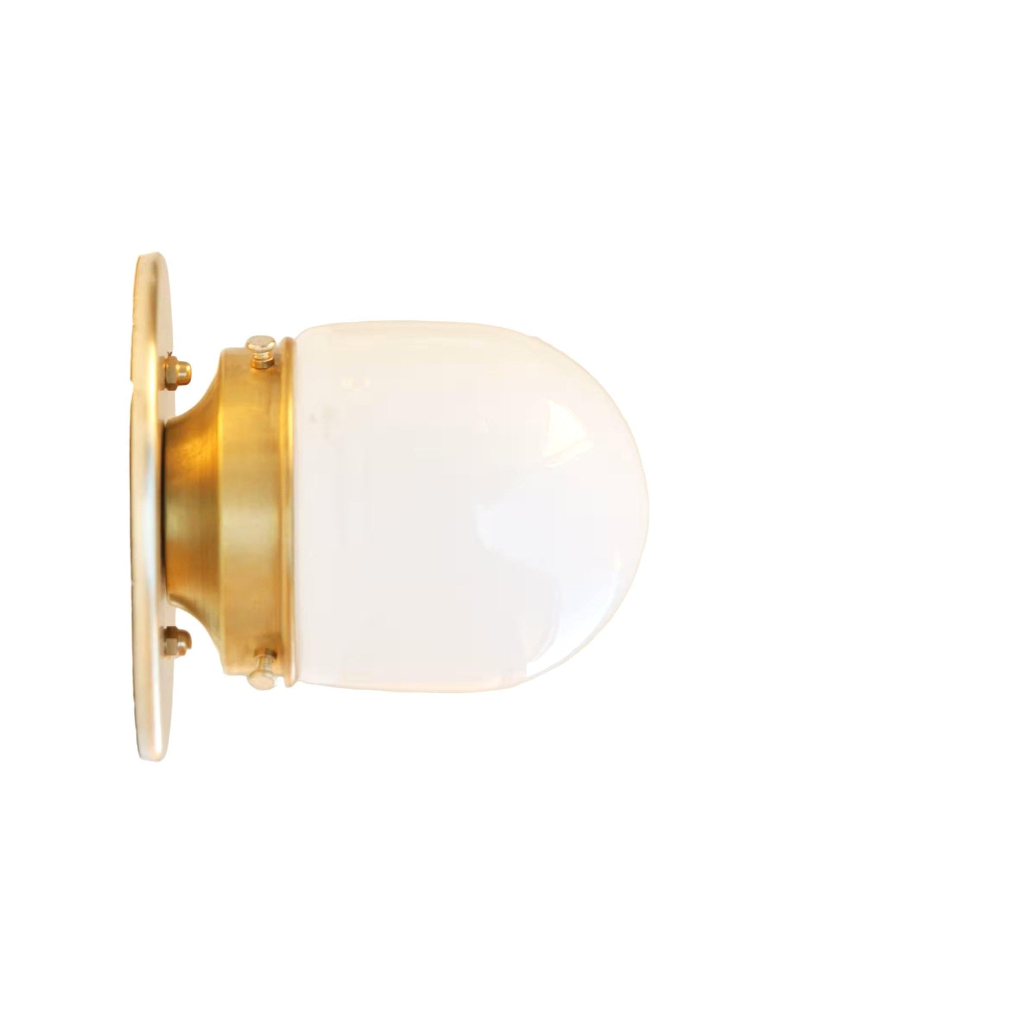 One-Light Opal Mini Shade Wall or Ceiling Light
