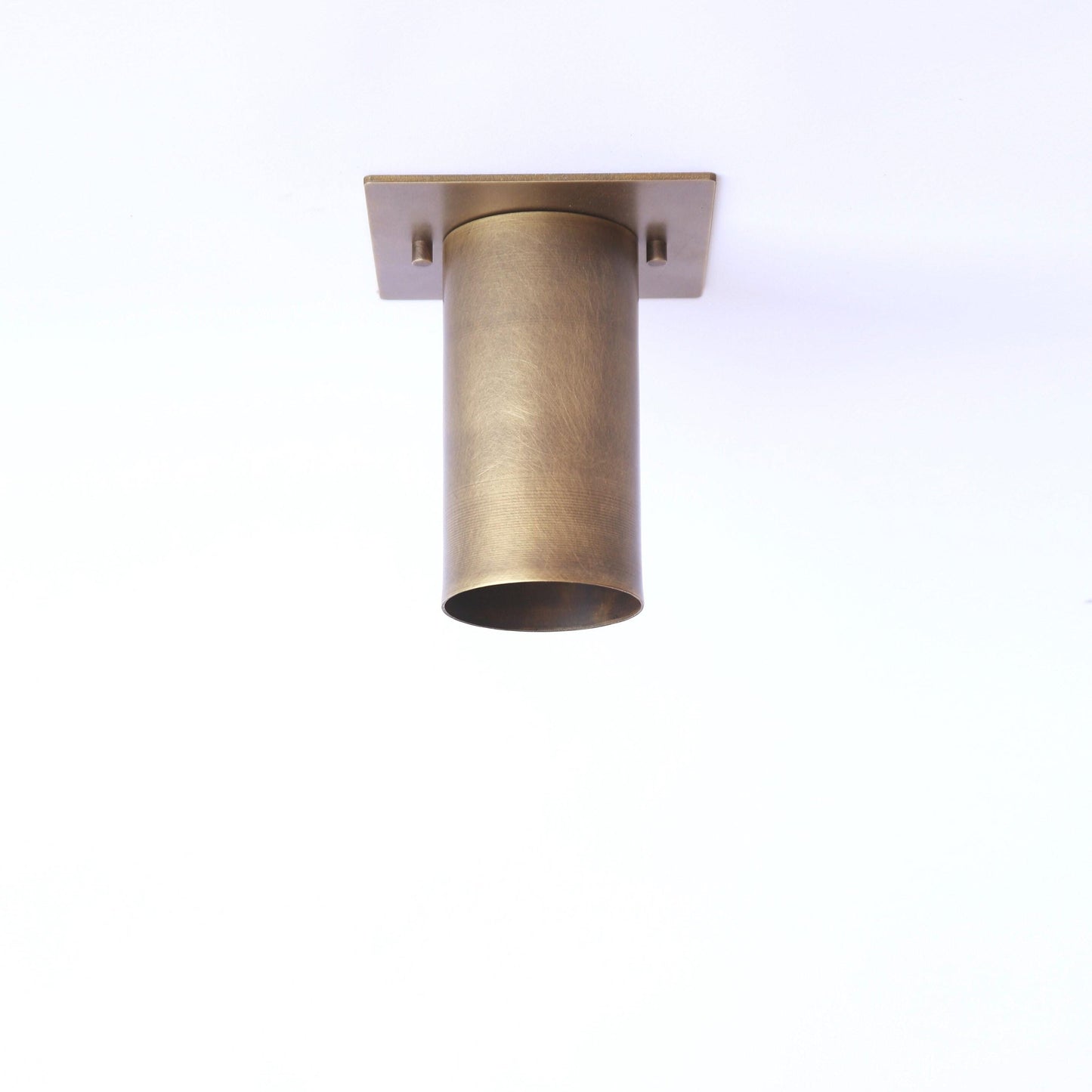 One-Light Square Canopy Cylinder Ceiling Spotlight