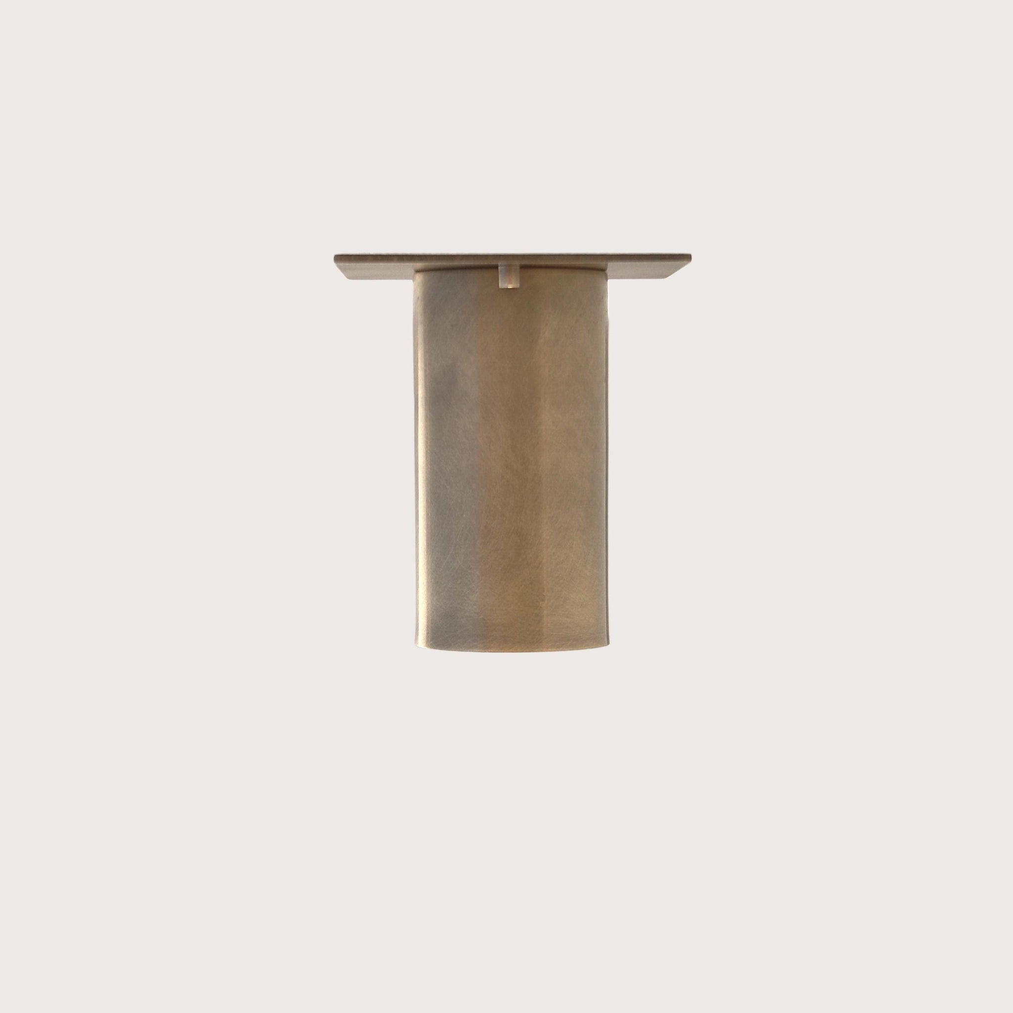 One-Light Square Canopy Cylinder Ceiling Spotlight