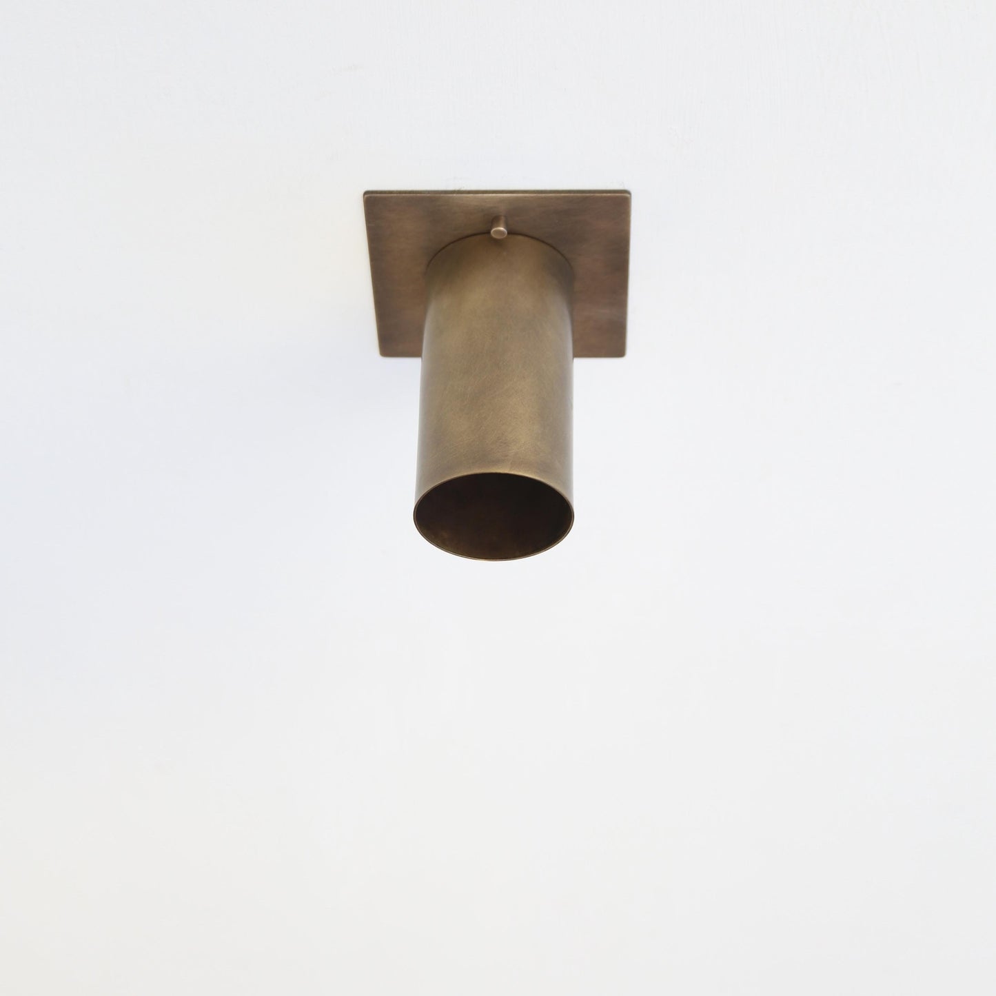 One-Light Square Canopy Cylinder Ceiling Spotlight