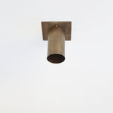 One-Light Square Canopy Cylinder Ceiling Spotlight