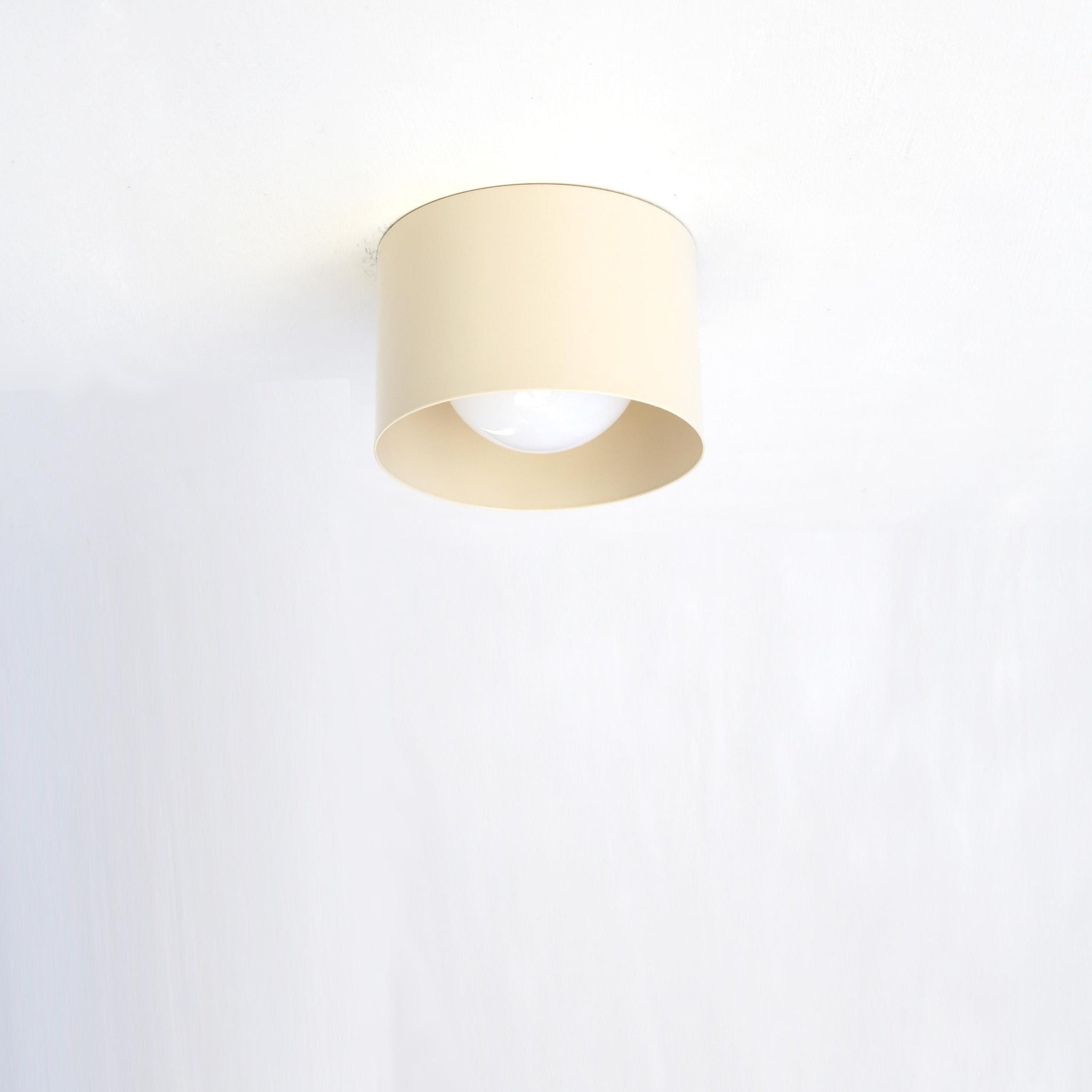 Opal Globe Drum Flush Mount Ceiling Light