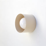 Opal Globe Drum Flush Mount Ceiling Light