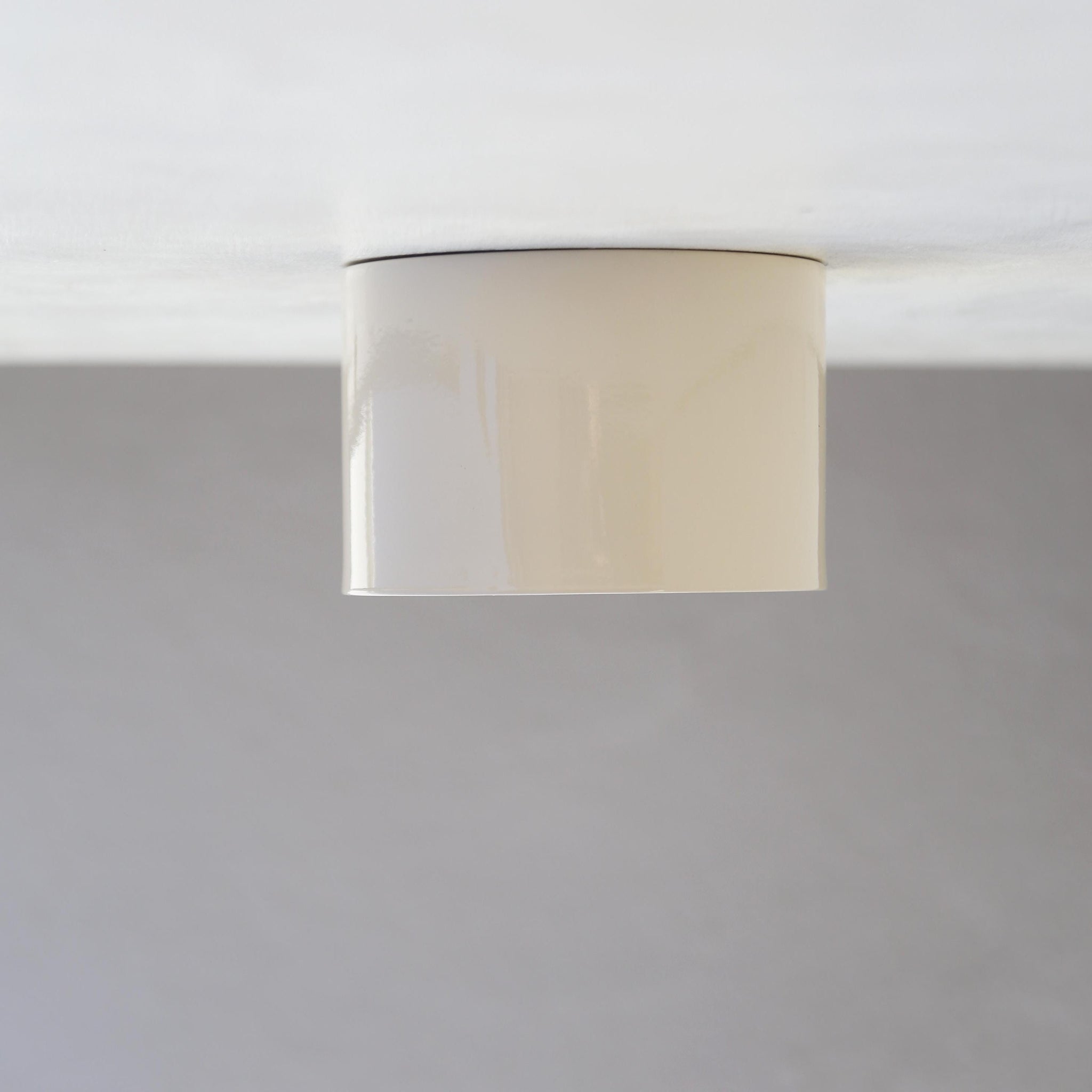 Opal Globe Drum Flush Mount Ceiling Light