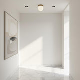 Opal Globe Flush Mount Ceiling Light