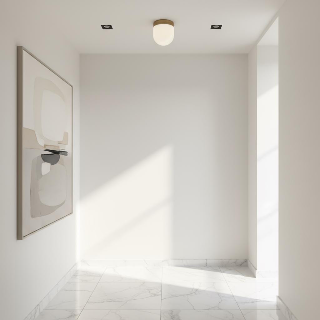 Opal Globe Flush Mount Ceiling Light