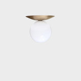 Opal Globe Flush Mount Ceiling Light