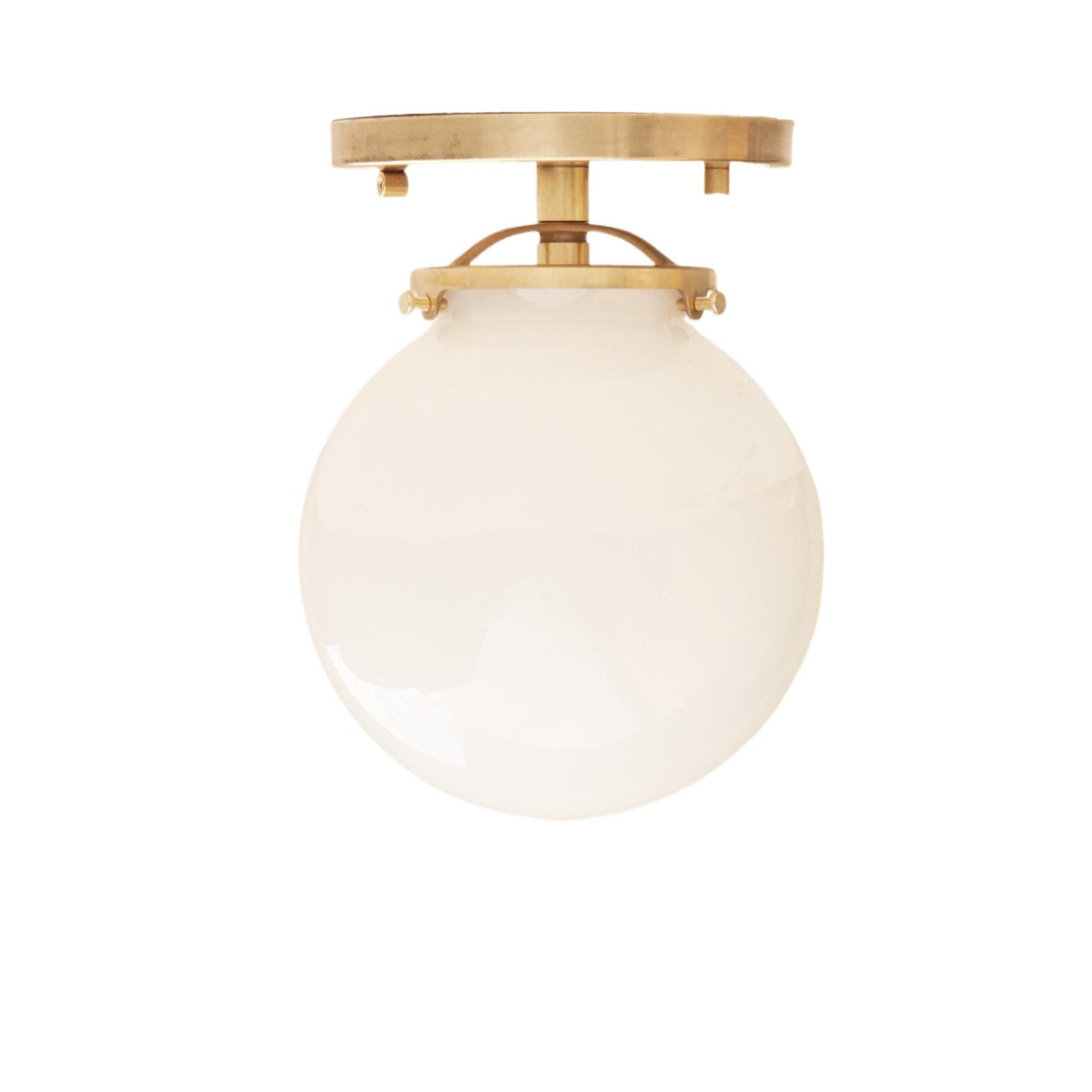 Opal Globe Flush Mount Ceiling Light