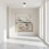 Opal Globe Flush Mount Ceiling Light