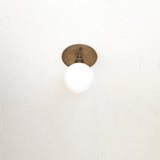 Opal Globe Flush Mount Ceiling Light