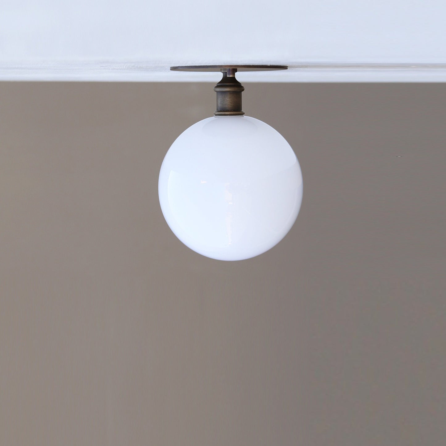 Opal Globe Flush Mount Ceiling Light