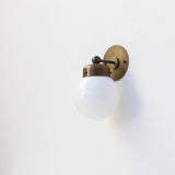Opal Globe Wall Sconce