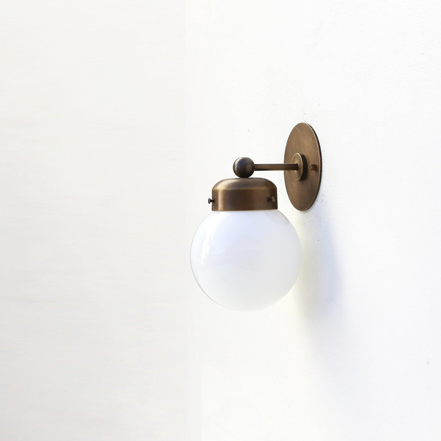 Opal Globe Wall Sconce