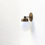 Opal Globe Wall Sconce