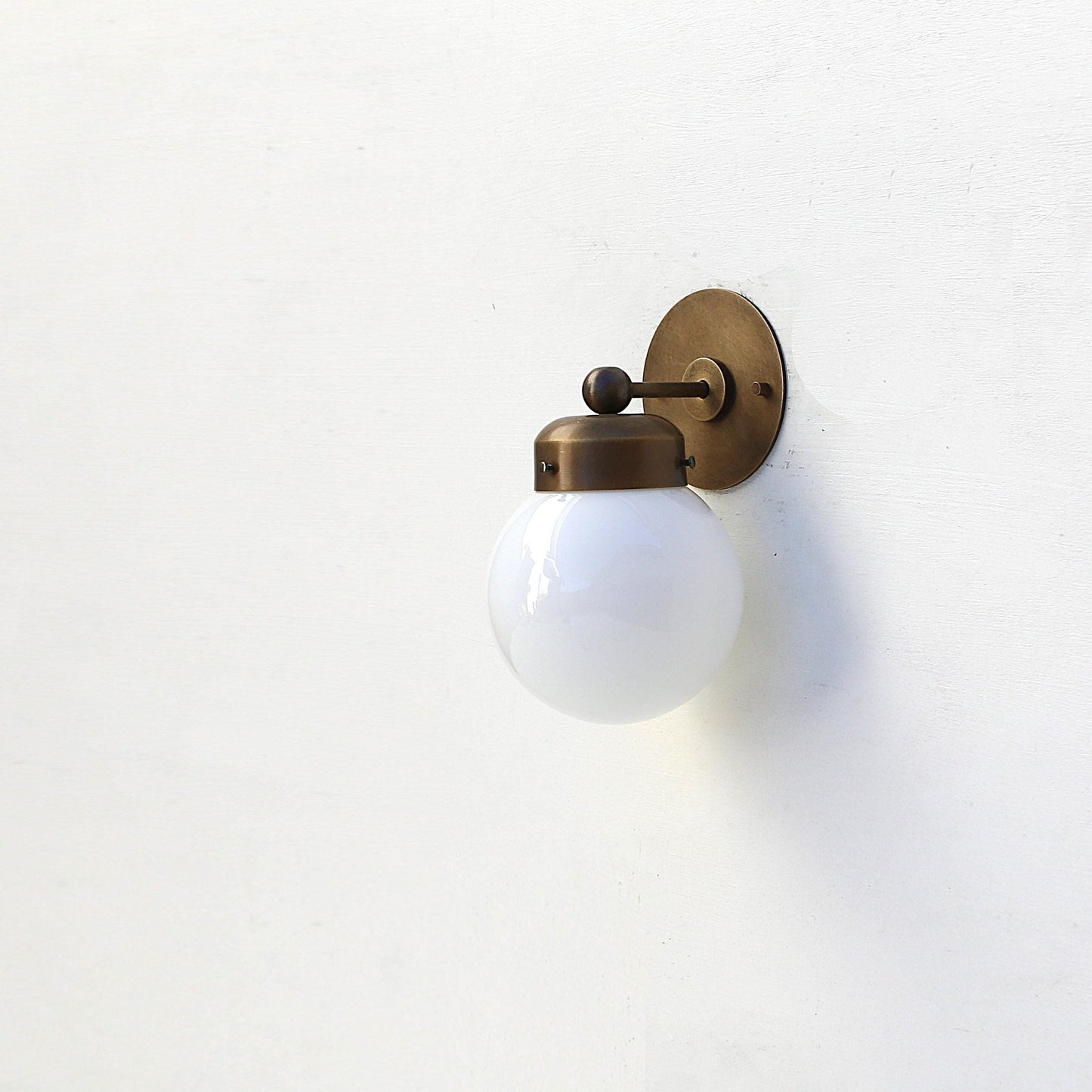 Opal Globe Wall Sconce