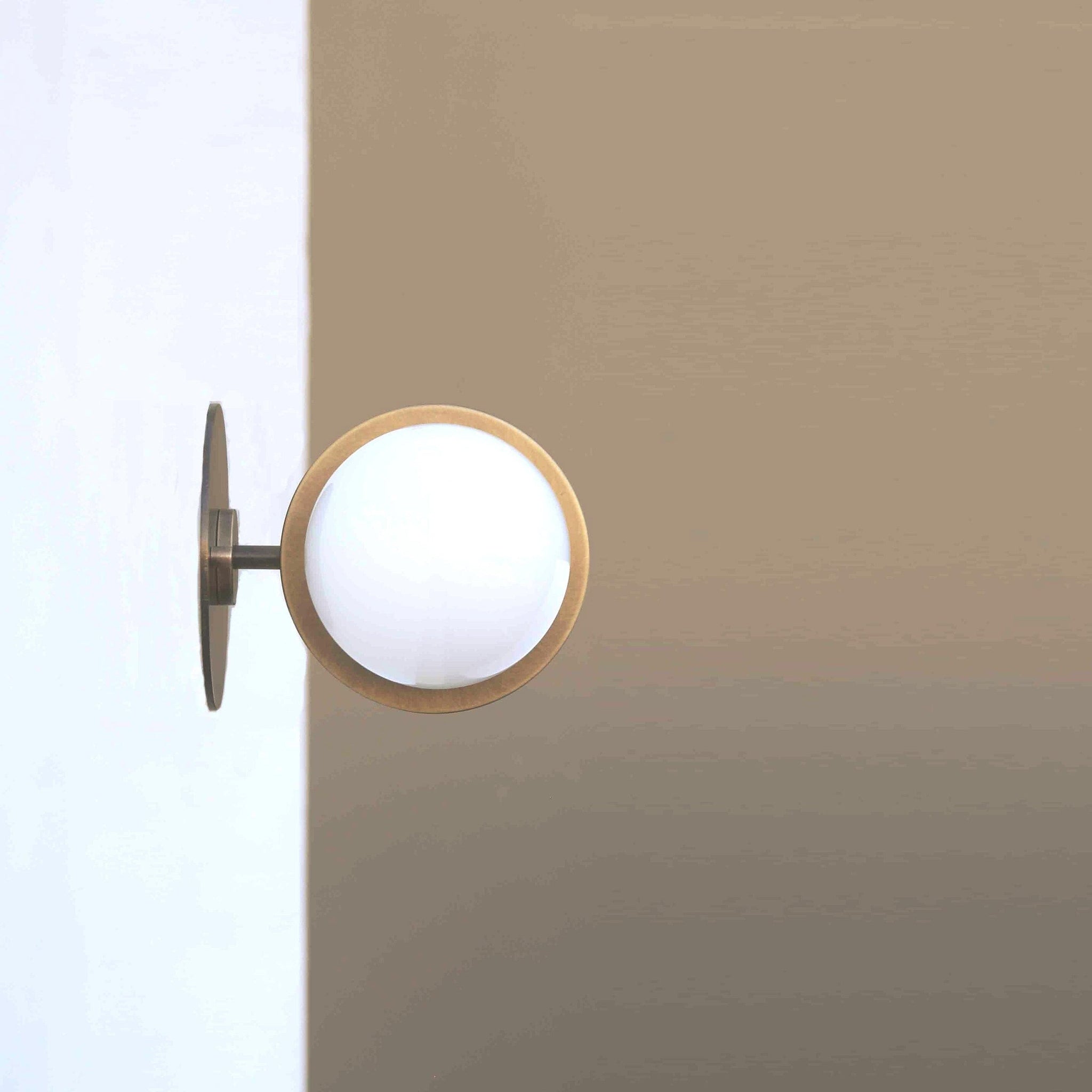 Opal Globe Wall Sconce